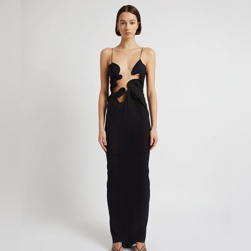 NEW Christopher Esber Moulded Black Dress Size US 2 - Picture 4 of 17